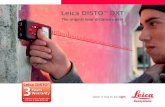 Leica DISTO DXT - Leica Geosystems | Laser Distance ... PL EST LT LV BG RO Lietot āja rokasgrāmata Latviski Apsveicam ar to, ka esat iegādājies „Leica” ražojumu DISTO DXT.