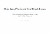 High-Speed Track-and-Hold Circuit Design · High-Speed Track-and-Hold Circuit Design ... “Design Methodology for a 40-GSamples/s Track and Hold Amplifier in 0.18-μm SiGe ... IM3