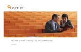 Provider Claims Training - FL MMA (Medicaid)€¢ Overview of Optum MMA • Overview of Agency Contracting ... mental health number on the back of the ID card to verify benefits and