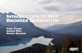 NTRODUCTION TO WEB ROWSER AUTOMATIONcompalg.inf.elte.hu/~attila/materials/Webdriver_Introduction_JAVA.pdf · •e.g. Selenium IDE, , QTP, TestComplete. 5 SELENIUM WEBDRIVER ... •