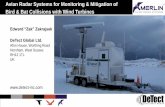Avian Radar Systems for Monitoring & Mitigation of Bird ... · Expertise in Applied Radar Ornithology • Radar ornithologists, radar engineers, ecologists, wildlife biologists •
