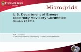 U.S. Department of Energy Electricity Advisory Committee Presentation... · 2011-10-31 · Control for Hybrid Intelligent . Power Systems: ... Intelligent load and source shedding