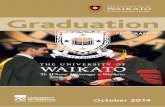 October 2014 - University of Waikato R Moltzen BEd MEd PhD Waik DipT DEAN OF LAW Te Wāhanga Ture Professor B Morse BA Rutgers LLB BrCol LLM York DEAN OF SCIENCE & ENGINEERING Te Mātauranga