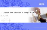 IT Asset and Service Management - :: DBguide.net :: … IT 자산및서비스관리 ITSM [IT Service Mgmt] IT 자산관리[ITAM] Maximo Discovery IT Service Desk 광의의IT 자산관리