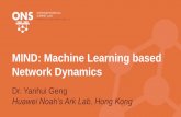MIND: Machine Learning based Network Dynamics · MIND: Machine Learning based Network Dynamics ... The evolution from connectivity to intelligence will be driven by introducing ...