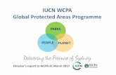 IUCN WCPA Global Protected Areas Programme · IUCN WCPA Global Protected Areas Programme ... Nadi, Fiji Capacity‐building ... STRUCTURE & MAIN FUNCTIONS Development Phase