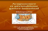 Acupuncture et chimiothérapies - GERA · Acupuncture et péristaltisme gastro-intestinal ... INSTITUT DE MTC DE SHANGHAI. ... (gastrite, colite..) ...