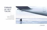 FINNAIR Q1 2017 TULOS - investors.finnair.com/media/Files/F/Finnair-IR/documents/... · FEA: Aasia, ATA: Pohjois-Amerikka, DOM: Kotimaa 131.8 +3.4 Q1 ACT ... • Kahdeksas A350 toimitettiin