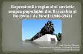 Drd. Nicolae Țîbrigan Facultatea de Sociologie și ... · Cetăţenii români din teritoriile ocupate ale României (Basarabia, Bucovina de Nord şi Ţinutul Herţa) au cunoscut,