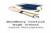 Woodbury Central H.S. Course Description Book 2010 … · Web viewADVANCED BIOLOGY (11th - 12th) FULL YEAR 2 Credits Prerequisite: Successful completion of Biology ... (9th -12th)