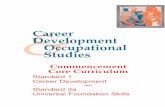 Career Development Occupational Studies - P-12 : NYSED€¦ · &Career Development Occupational Studies Commencement Core Curriculum ... Use insight to make generalizations and draw