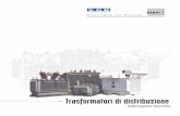 Trasformatori di distribuzione - sgb-smit.pl · Druckschrift BTo 75/02 ... • Trasformatori in resina ("cast resin") fino a 24 MVA, tensione nominale fino a 36 kV • Contenitore