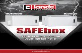 W=600mm SAFEbox IP55 Dahili Ortam (Indoor) Duvar Tipi ... · LN-SBO-IP5509U6060-LG LN-SBO-IP5512U6060-LG LN-SBO-IP5516U6060-LG 7U 19'' SafeBox IP55 Harici Ortam (Outdoor) Duvar Tipi