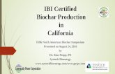 Certified Biochar Production in Californiabiochar-us.org/sites/default/files/presentations/3.6.4 Propp, Alan.pdf · IBI Certified Biochar Production in California Fifth North American