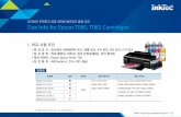 Dye Inks for Epson T080, T082 Cartridges · 2015-01-20 · Dye Inks for Epson T080, T082 Cartridges 1. 비교 시험 ... Epson Stylus Photo T50 ... E0009-01LY/ 20LY TX700W/ TX710W