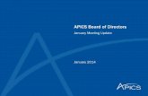 January Meeting Update January 2014 - APICS is the ... · We enable our community of members, affiliates, and customers to lead in the global marketplace.