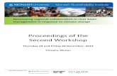 Proceedings of the Second Workshop - Monash … of the Second Workshop ... quality and quantity, decrease water availability to downstream forests and wetlands, flood ... Formation