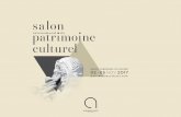 PARIS | CARROUSEL DU LOUVRE 02 05 NOV 2O17 · Le Salon International du Patrimoine Culturel, leader européen, est le rendez-vous annuel incontournable des acteurs majeurs du secteur