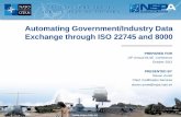 Automating Government/Industry Data Exchange through ISO ... Arnett.pdf · Automating Government/Industry Data Exchange through ISO 22745 and 8000 ... Graphics Documents Data ...