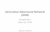 Generative Adversarial Network (GAN)dl.ee.cuhk.edu.hk/slides/gan.pdf · Generative Adversarial Network (GAN) ... has already chosen the correct class. ... How to add some constraints?