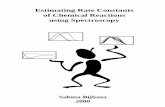Estimating Rate Constants of Chemical Reactions using ...three-mode.leidenuniv.nl/bibliogr/bijlsmas_thesis/thesisbijlsma.pdf · Estimating Rate Constants of Chemical Reactions using