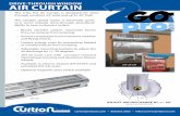 DRIVE-THROUGH WINDOW AIR CURTAIN - Strip Doors · DRIVE-THROUGH WINDOW AIR CURTAIN: ... steel blower housing and aluminum blower wheels. • Available in electric heated (DT-24-EH)