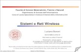 Sistemi e Reti Wireless - cs.unibo.it · © Luciano Bononi 2007 Sistemi e Reti Wireless 1 Luciano Bononi ... optimization • layering, bridging functions ... CDMA2000 (1X-3X) CDPD