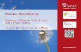 Capacity Building on Green Energy · Capacity Building on Green Energy ... Your opportunity: Benefit from new business opportunities in the growing green markets of your country
