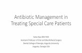 Antibiotic Management in Treating Special Care …saiddent.org/admin/images/26329300_1478725263.pdfAntibiotic Management in Treating Special Care Patients ... Essentials of Anatomy