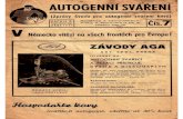 Autogenní sváření 1941 - SVARBAZAR · ného drátu -es 3 mm. Ke zhotovení koleðka bylo zapotiebí 1.1 kg páskového železa 20 X 7 mm, 0.7 kg kulatého železa 12 mm a 2.2