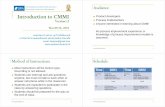I d i CMMI Introduction to CMMI - WordPress.com · Introduction to CMMI Version1 2Version1.2 Nov29-30, 2010 ... StudentsshouldbepreparedforthequizatStudents should be prepared for