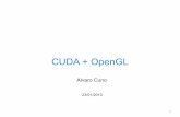 CUDA + OpenGL - Laboratorio de Computación Distribuida ... · 2D y 3D Provee ... 18 OpenGL: ejemplo 4 ... The Cg Tutorial