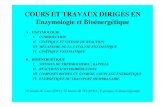 COURS ET TRAVAUX DIRIGÉS EN Enzymologie et …aeibiauri.free.fr/Files/74_cours_younes.pdf · cours et travaux dirigÉs en enzymologie et bioénergétique a. enzymologie i. introduction