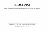 EARN - Northern Tier EARN Policy and Procedures... · Determining Hours of Participation ... including hourly requirements. EARN service ... EARN service provider is required to develop