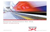 Fosroc Solutions for the Rail Industry - 호스록코리아(주) · 2017-06-29 · Fosroc Solutions for the Rail Industry. 1 ... • Nitoflor FC anti-slip floor coating • Fosroc