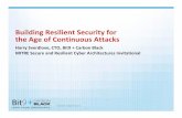 Building Resilient Security for the Age of Continuous Attacks · Building Resilient Security for the Age of Continuous Attacks ... You, me, or nobody is gonna hit as hard as life.