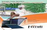 Energia Solar Térmica Ecosolar - Ecotop - sertasol.pt · Energia Solar Térmica Ecosolar - Ecotop - Ecotube - Ecompack Colectores Solares Equipamentos compactos Central de regulação