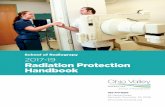 School of Radiograpy 2017-19 Radiation Protection Handbook · Radiation Protection Overview It is a well-known fact that ionizing radiation can cause damage to living cells. Therefore