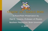 Chapter 26 - - Electric Field Links/Honor…Chapter 26 - - Electric Field A PowerPoint Presentation by Paul E. Tippens, Professor of Physics Southern Polytechnic State University ©