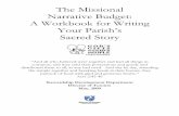 The Missional Narrative Budget: A Workbook for Writing ... Missional Narrative Budget: A Workbook for Writing ... Volunteer Participation Worksheet ... Too often the only tool they