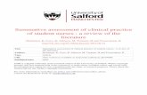 Summative assessment of clinical practice of student ...usir.salford.ac.uk/37098/1/Helminen et al (inc Johnson) Summative... · Review Summative assessment of clinical practice of