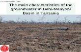 The groundwater evolution in Bahi-Manyoni Basin in ... hydrogeologi_miljokjemi/2012... · The main characteristics of the groundwater in Bahi-Manyoni Basin in Tanzania Knivsland,