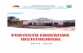 MINISTERIO DE EDUCACION - jgccanas.edu.pejgccanas.edu.pe/archivos/PEI JGC CANAS 2013-2016.pdf · CARATULA CONTRA CARÁTULA ... UGEL : Canas DIRECCIÓN REGIONAL : Cusco DISTRITO ...