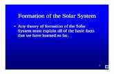Formation of the Solar System - Ohio State Universitypeterson/Ast291/Lectures/FoAchapter12.pdf · 1 Formation of the Solar System • Any theory of formation of the Solar System must