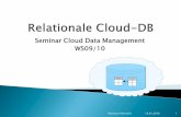 Seminar Cloud Data Management WS09/10 - dbs.uni … · mehr Verantwortung beim Admin ... Fehlertoleranz von Hadoop Geschwindigkeit von RDBMS Sebastian Wienecke 18.01.2010 25 . Wie