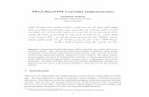 FPGA-Based PID Controller Implementation - الجامعة الإسلامية … 14... · 2006-01-18 · FPGA-Based PID Controller Implementation Mohamed Abdelati The Islamic University
