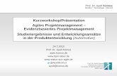 Kurzworkshop/Präsentation Agiles … Struktur Technologie Mensch Prof. Dr. Ayelt Komus Kurzworkshop/Präsentation Agiles Projektmanagement – Evidenzbasiertes Projektmanagement