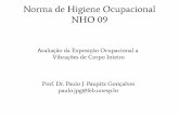 Norma de Higiene Ocupacional NHO 09 - feb.unesp.br · ISO 2631-1 (1997) – Mechanical vibration and shock – Evaluation of human exposure to whole-body vibration. Part 1: General