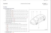 Audi A3 Emplacements de montage N° 802 / 1 · Fusibles Vue d'ensemble des fusibles 1 - Porte-fusibles A -SA-Position de montage porte-fusibles principal du boîtier électronique
