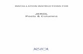 JEROL Posts Columns - נתיבי המפרץ | אתר וורדפרס חדשnetivey.co.il/wp-content/uploads/2015/01/04.pdf · 2015-01-05 · 3 (1) METHOD STATEMENT FOR INSTALLATION